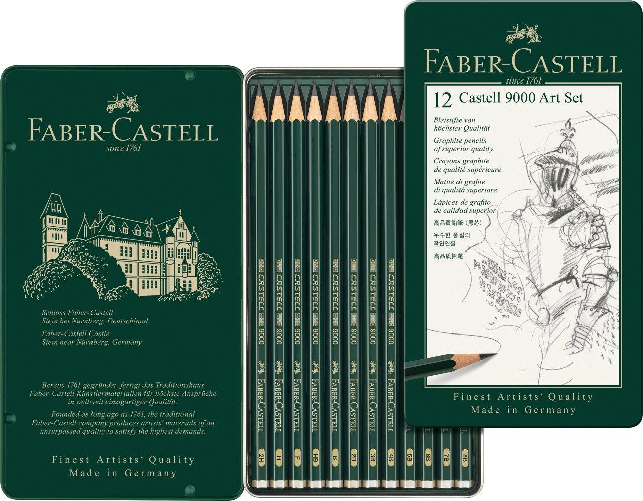Faber-Castell Graphite Pencil Castell 9000 - Single - Art Supplies Australia