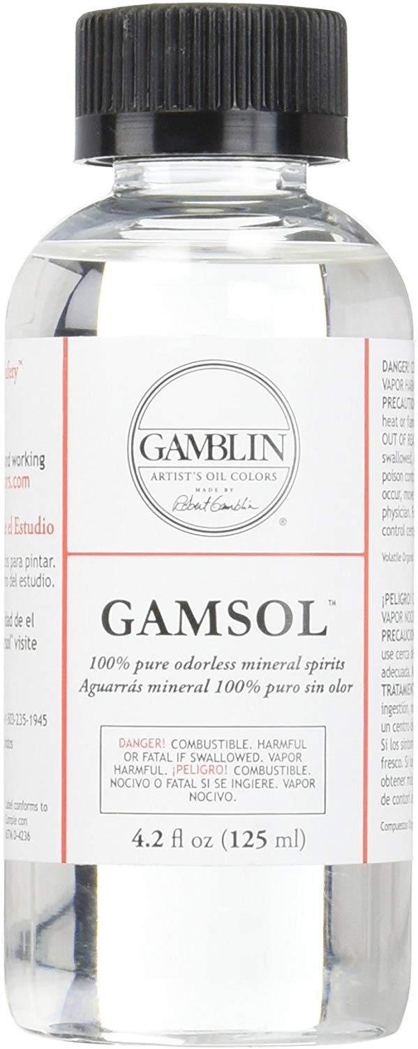 GAMBLIN GAMSOL ODORLESS MINERAL SPIRITS 16.9 OZ (500 ML) NEW