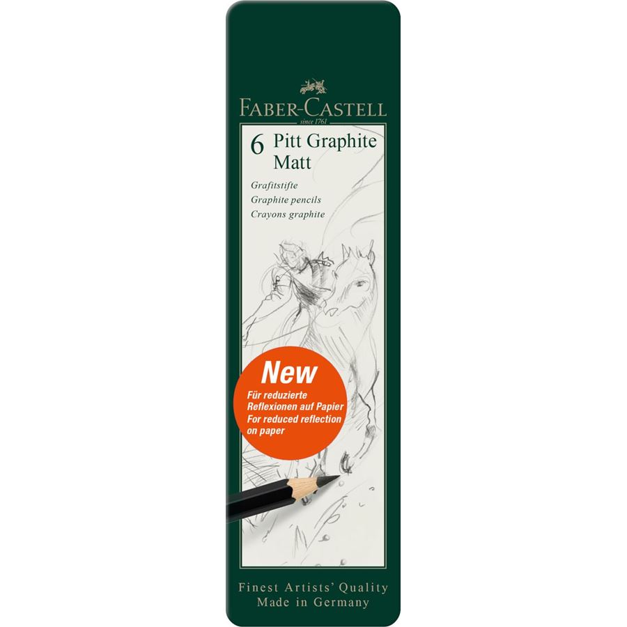 Faber-Castell Pitt Graphite Matt Pencil Set - Art Supplies Australia