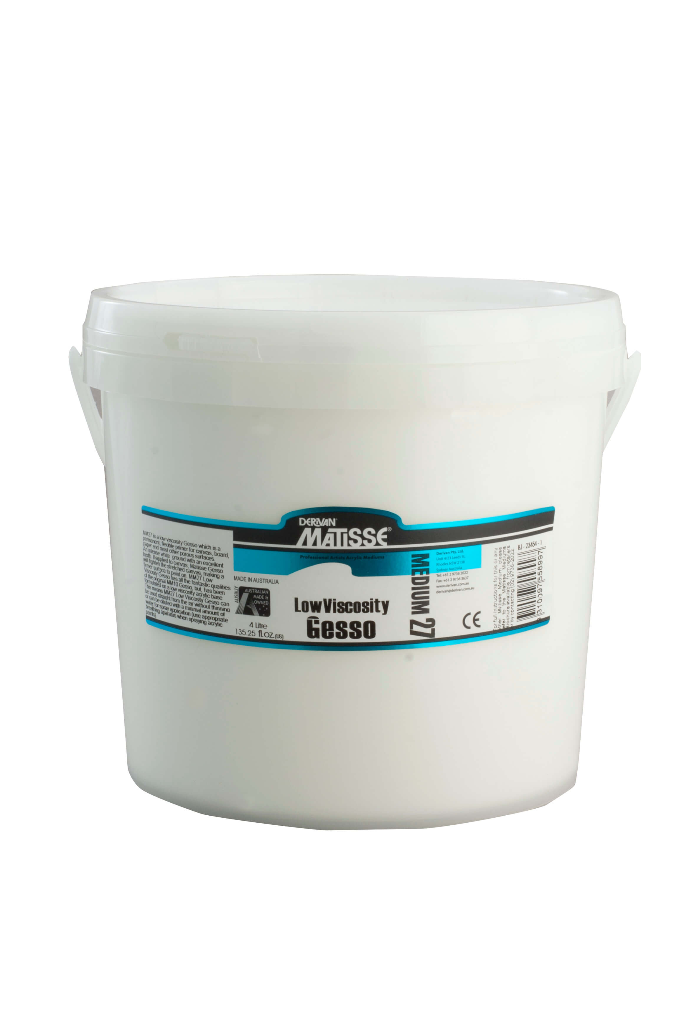Matisse Acrylic Medium MM27 Low Viscosity Gesso - Art Supplies Australia