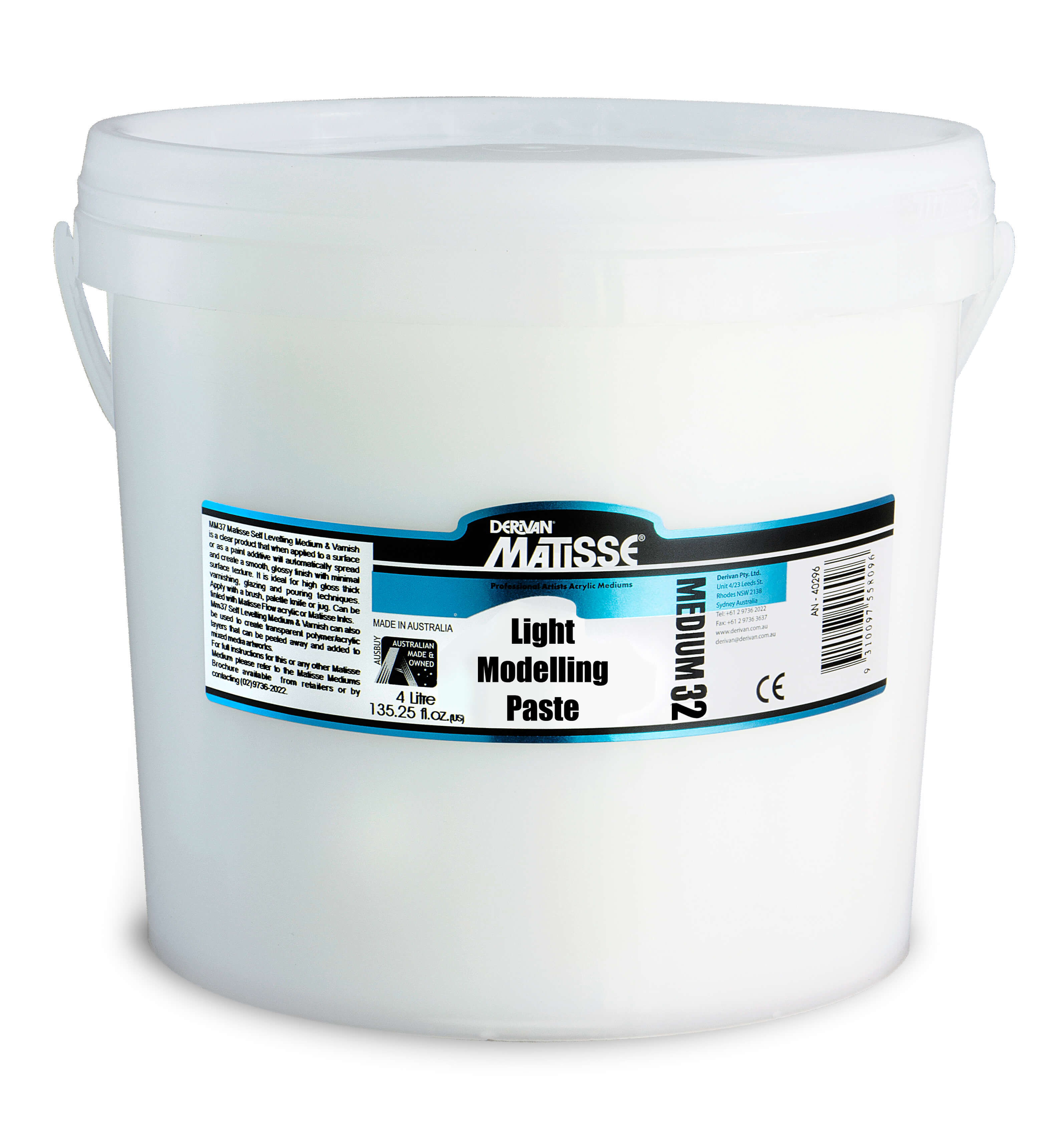 Matisse Acrylic Medium MM32 Light Modelling Paste - Art Supplies Australia