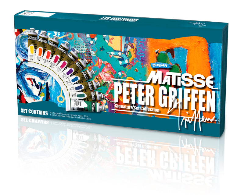 Matisse Structure Signature Set - Peter Griffen 10x75ml - Art Supplies Australia
