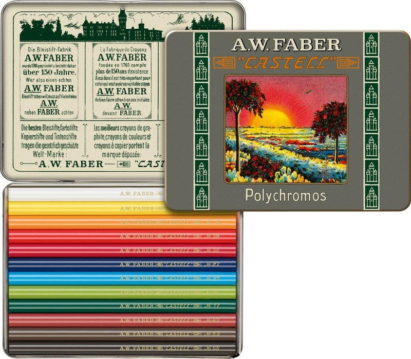 Faber-Castell Polychromos Colour Pencil Sets - Art Supplies Australia