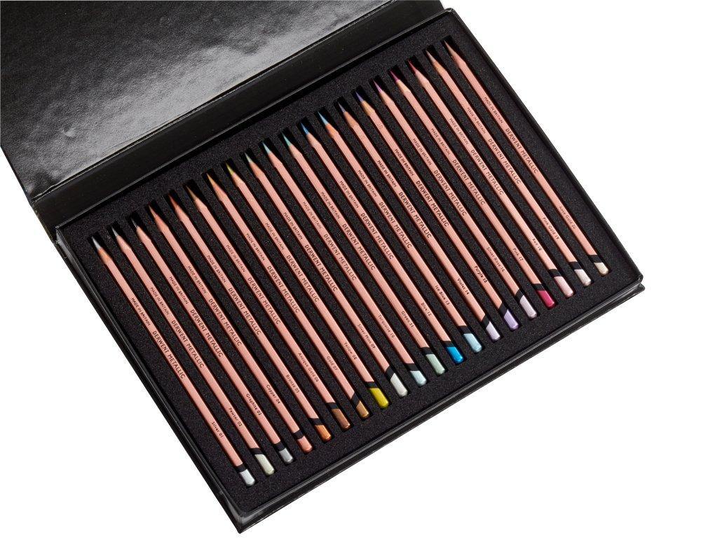 Derwent Professional Metallic Colour Pencil Sets (Non-Soluble) - Art Supplies Australia