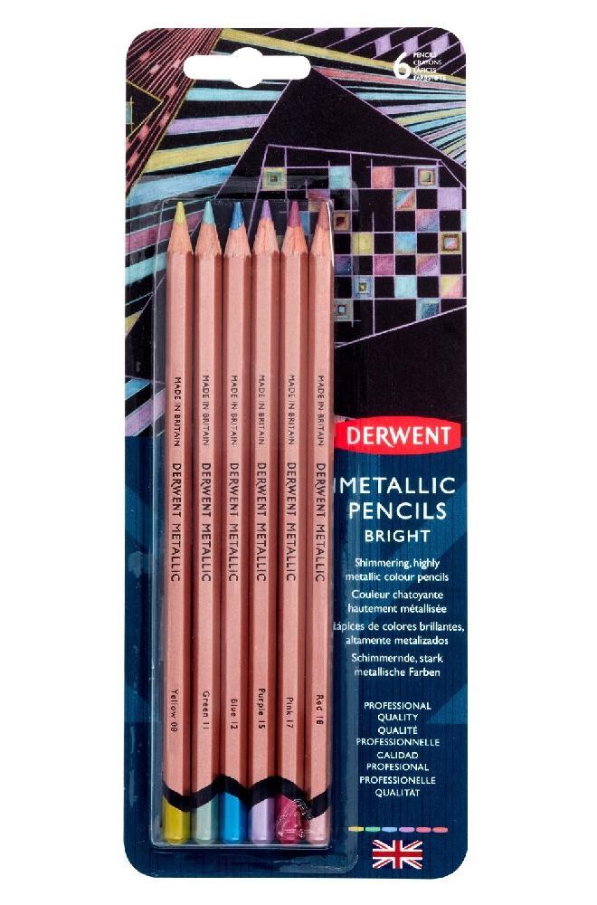 Derwent Professional Metallic Colour Pencil Sets (Non-Soluble) - Art Supplies Australia