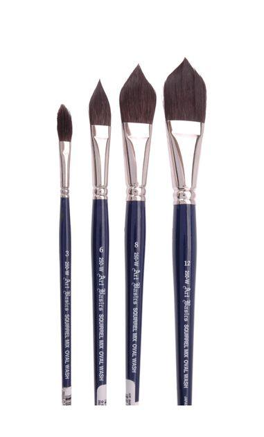 Art Basics 250W Art Basics Squirrelon Oval Wash Brush - Art Supplies Australia