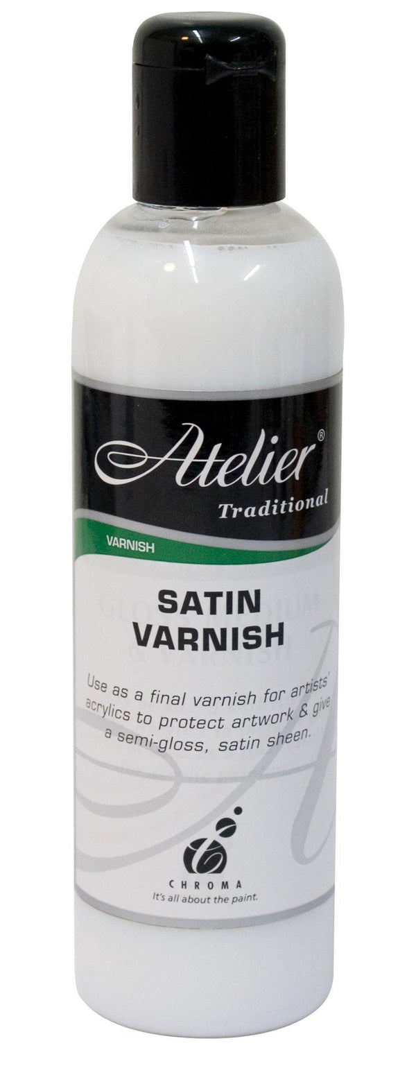 Atelier Acrylic Medium - Satin Varnish - Art Supplies Australia