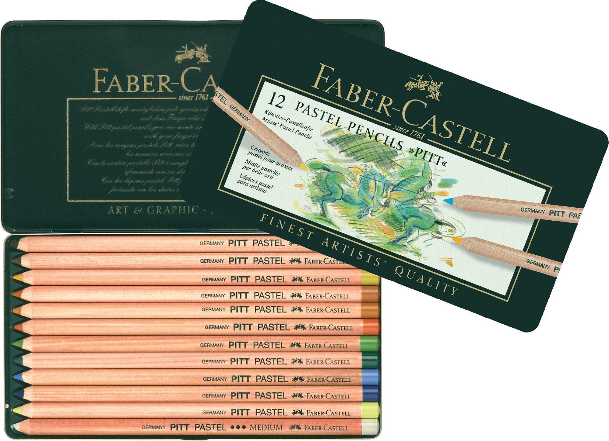 Faber-Castell Pitt Pastel Pencil Set - Art Supplies Australia