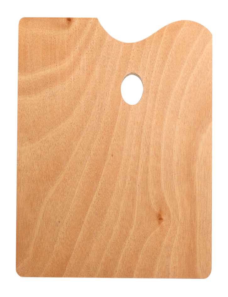 Luca Rectangular Wooden Palette - Art Supplies Australia
