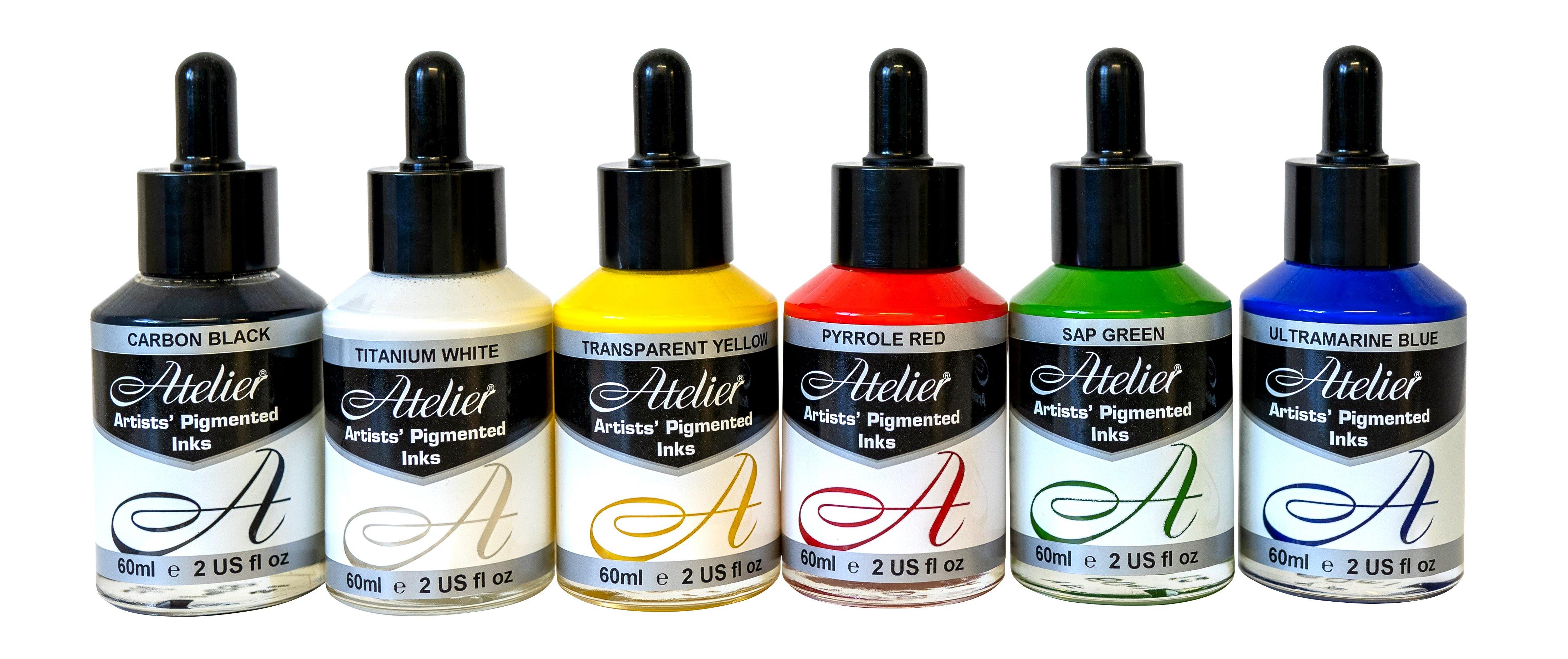 Atelier Artists' Pigmented Acrylic Ink 60ml - Art Supplies Australia