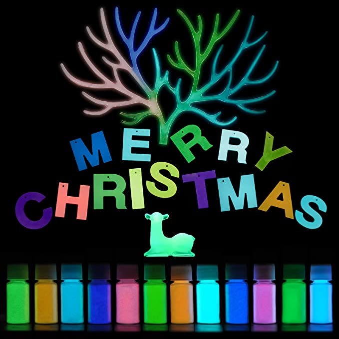 Luca Artist Resin Glowing Powder Pigments - Art Supplies Australia