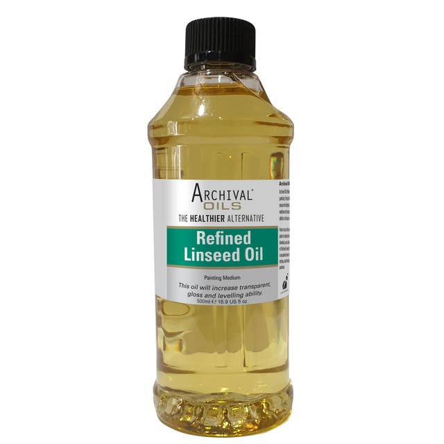 Archival Oils Refined Linseed Oil - Art Supplies Australia