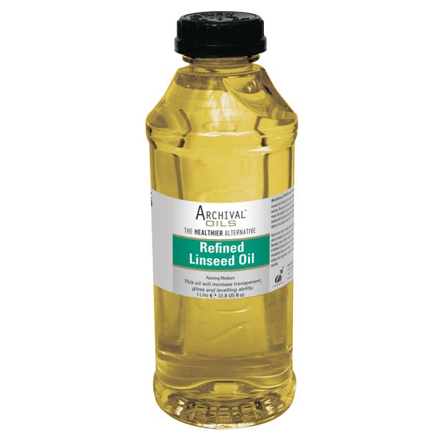 Archival Oils Refined Linseed Oil - Art Supplies Australia