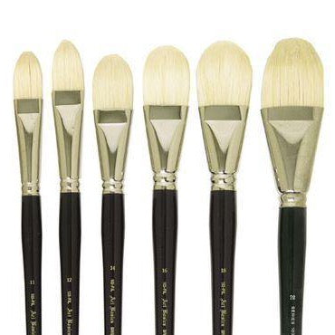 Art Basics 103 Hog Bristle Filbert Brush - Art Supplies Australia