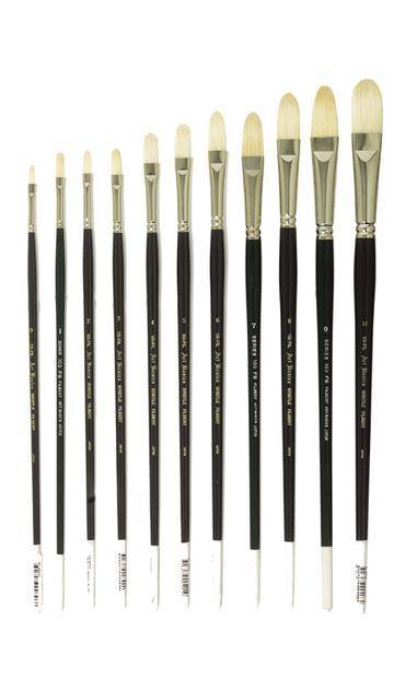 Art Basics 103 Hog Bristle Filbert Brush - Art Supplies Australia
