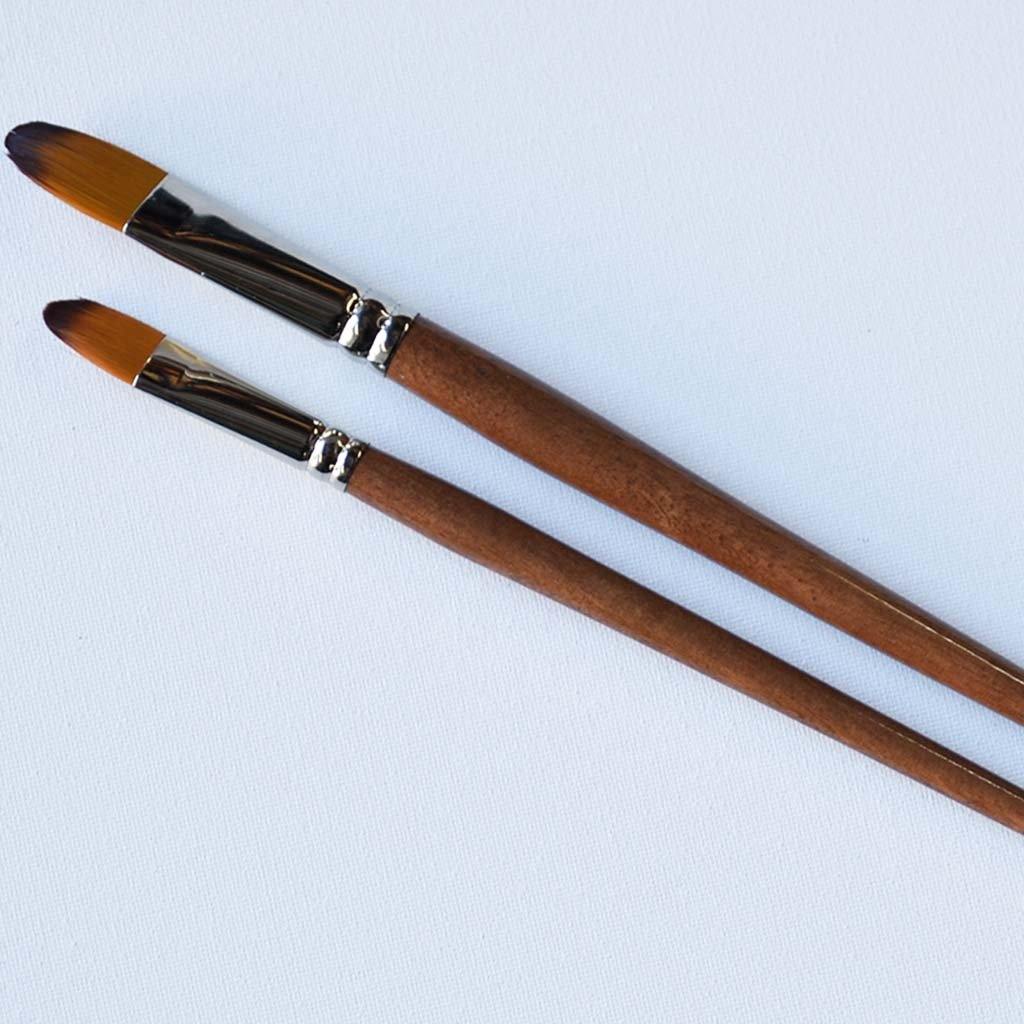 Artworks/PrimeArt 101FR Golden Taklon Filbert Brush - Art Supplies Australia