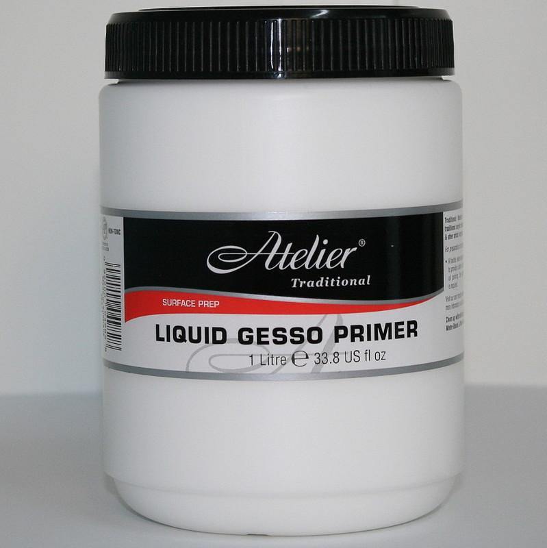 Atelier Acrylic Medium - Liquid Gesso Primer - Art Supplies Australia