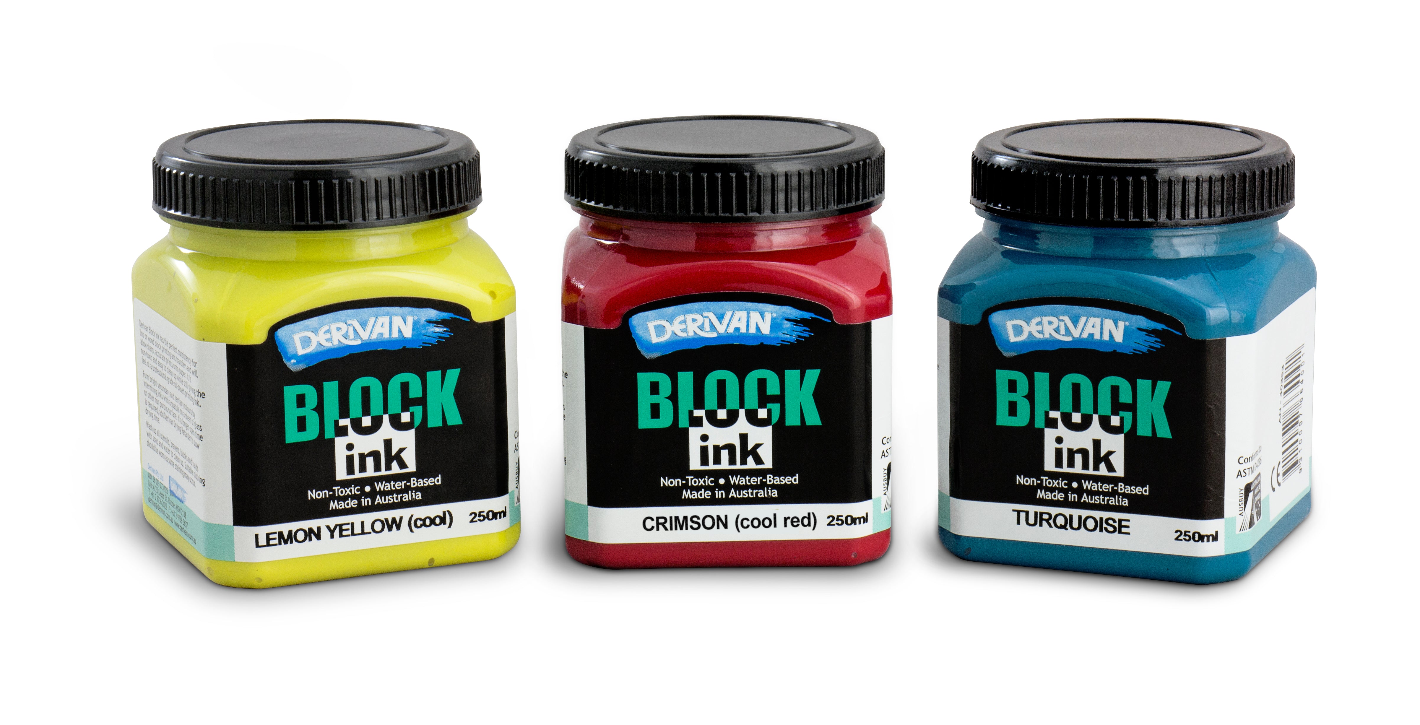 Derivan Block Ink 250ml/1L - Art Supplies Australia