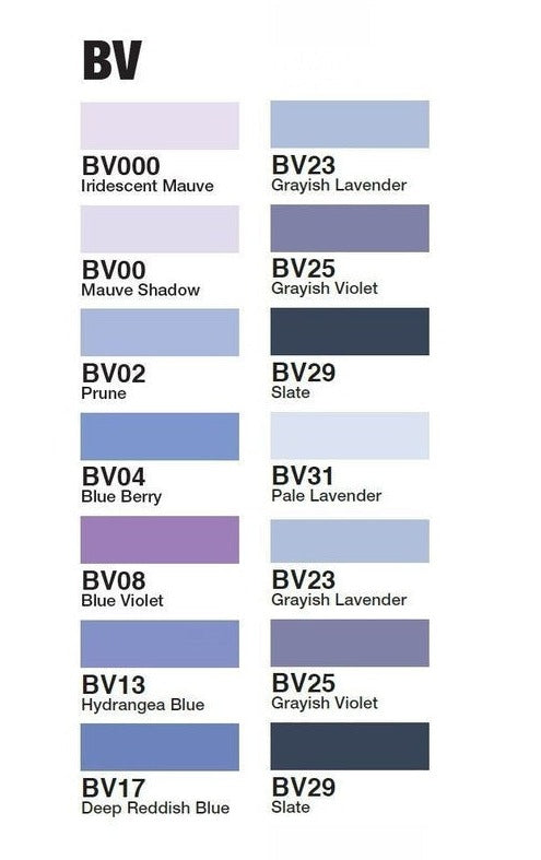 Copic Ciao Markers Blue-Violet - Art Supplies Australia