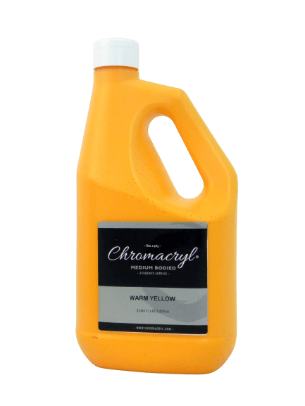 Chromacryl Students Medium Body Acrylic Paints 2Liter - Art Supplies Australia