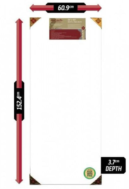 Mont Marte Professional Artist Stretched Canvas - 1.5 inch (38mm) Thick Stretchers 8Oz - Art Supplies Australia