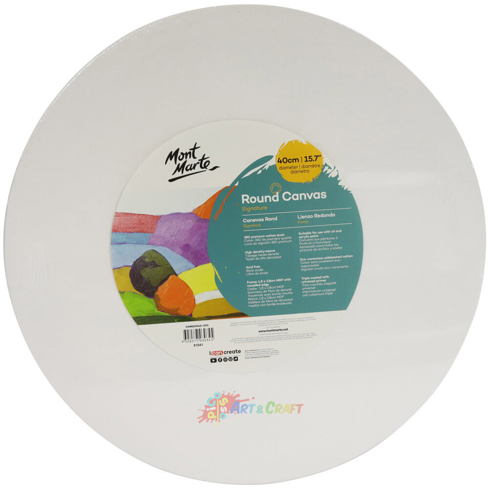 Mont Marte Round Canvas - Art Supplies Australia