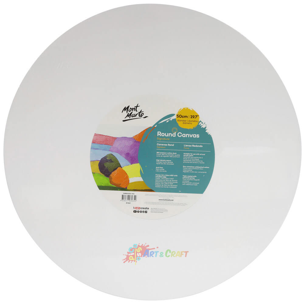 Mont Marte Round Canvas - Art Supplies Australia