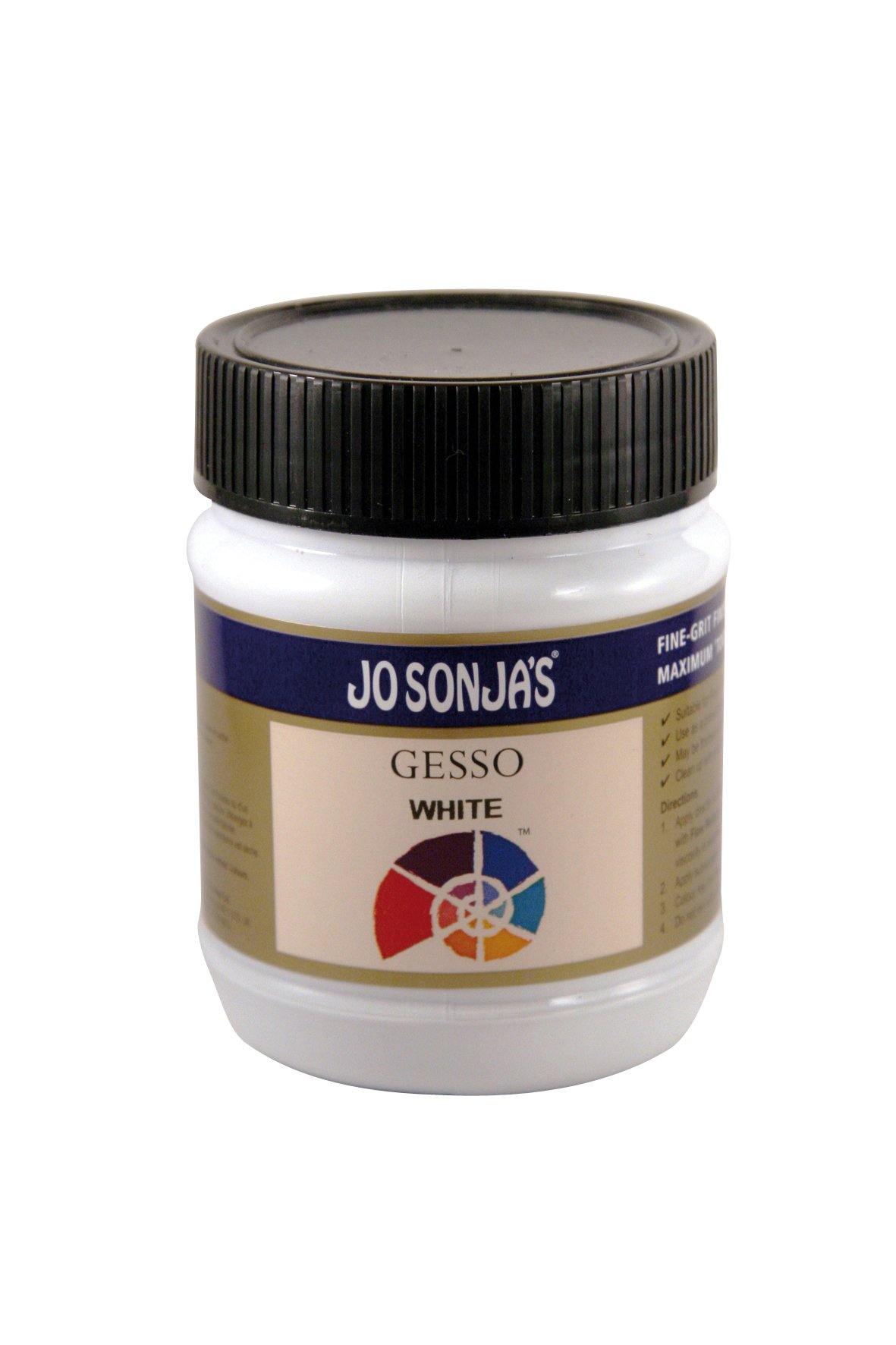 Jo Sonja's Gesso Black/White 250ml - Art Supplies Australia
