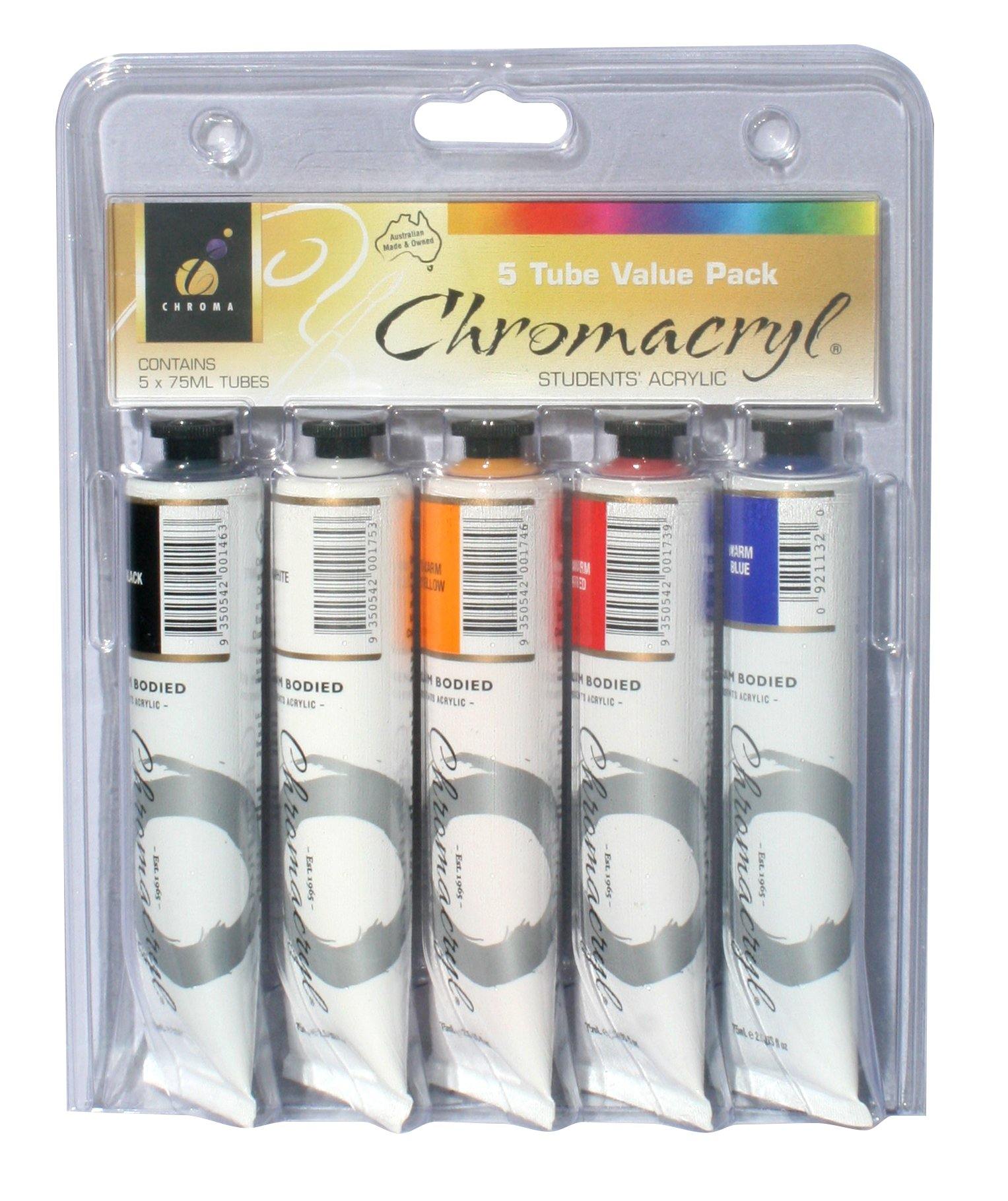 Chromacryl Students Medium Body Acrylic Paint Sets - Art Supplies Australia
