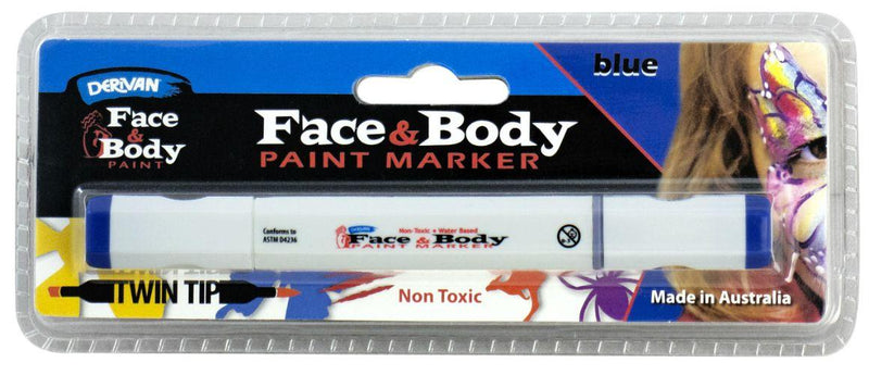 Derivan Face & Body Paint Markers & Wipes - Art Supplies Australia