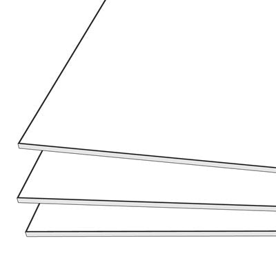 NUCORE Foamboards (2-sided paper non-adhesive) - Art Supplies Australia