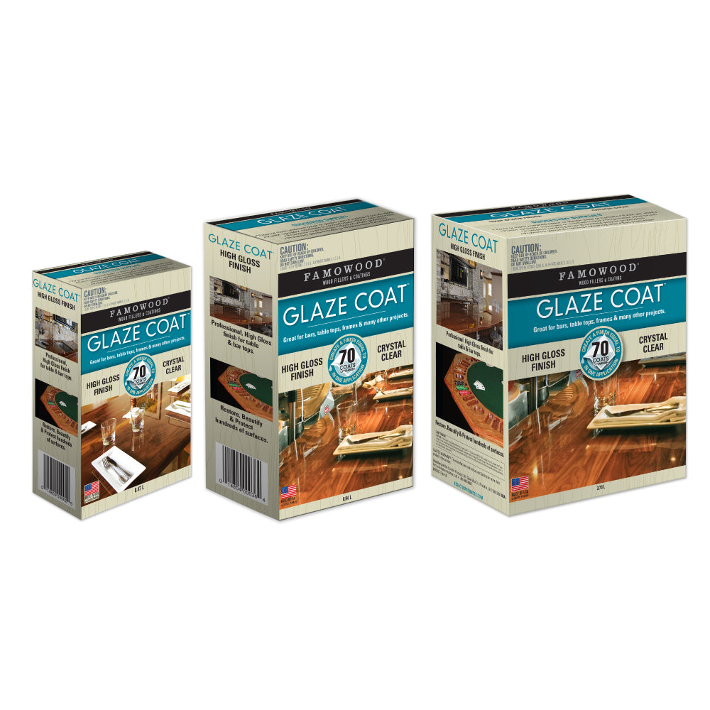 Famowood Glaze Coat Kit Clear (Art Resin) - Art Supplies Australia