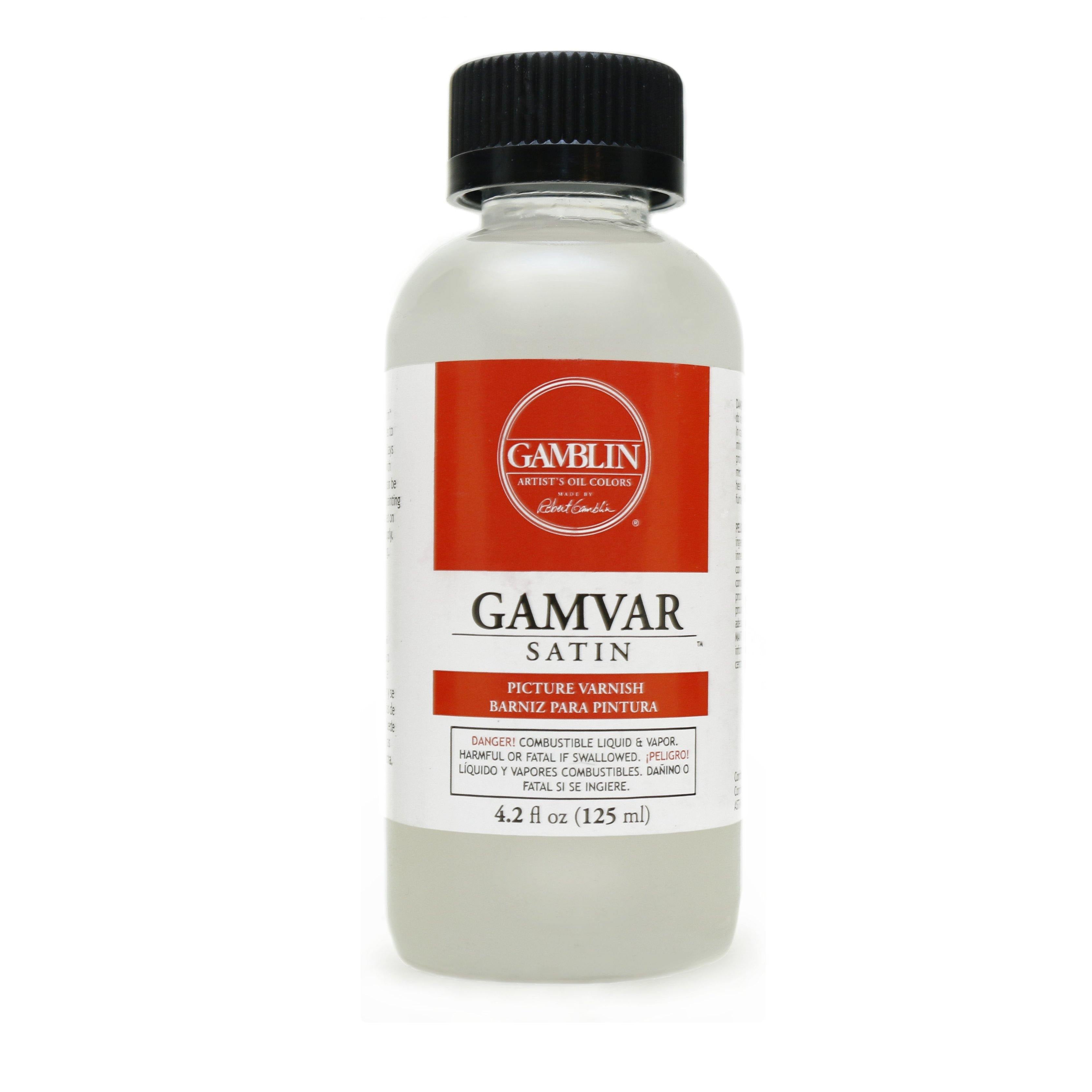 Gamblin Gamvar Picture Varnish Satin - Art Supplies Australia