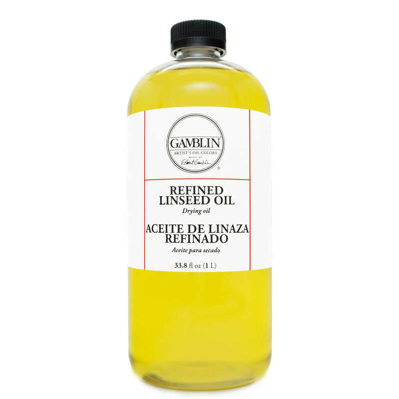 Gamblin Refined (Low Acid) Linseed Oil - Art Supplies Australia