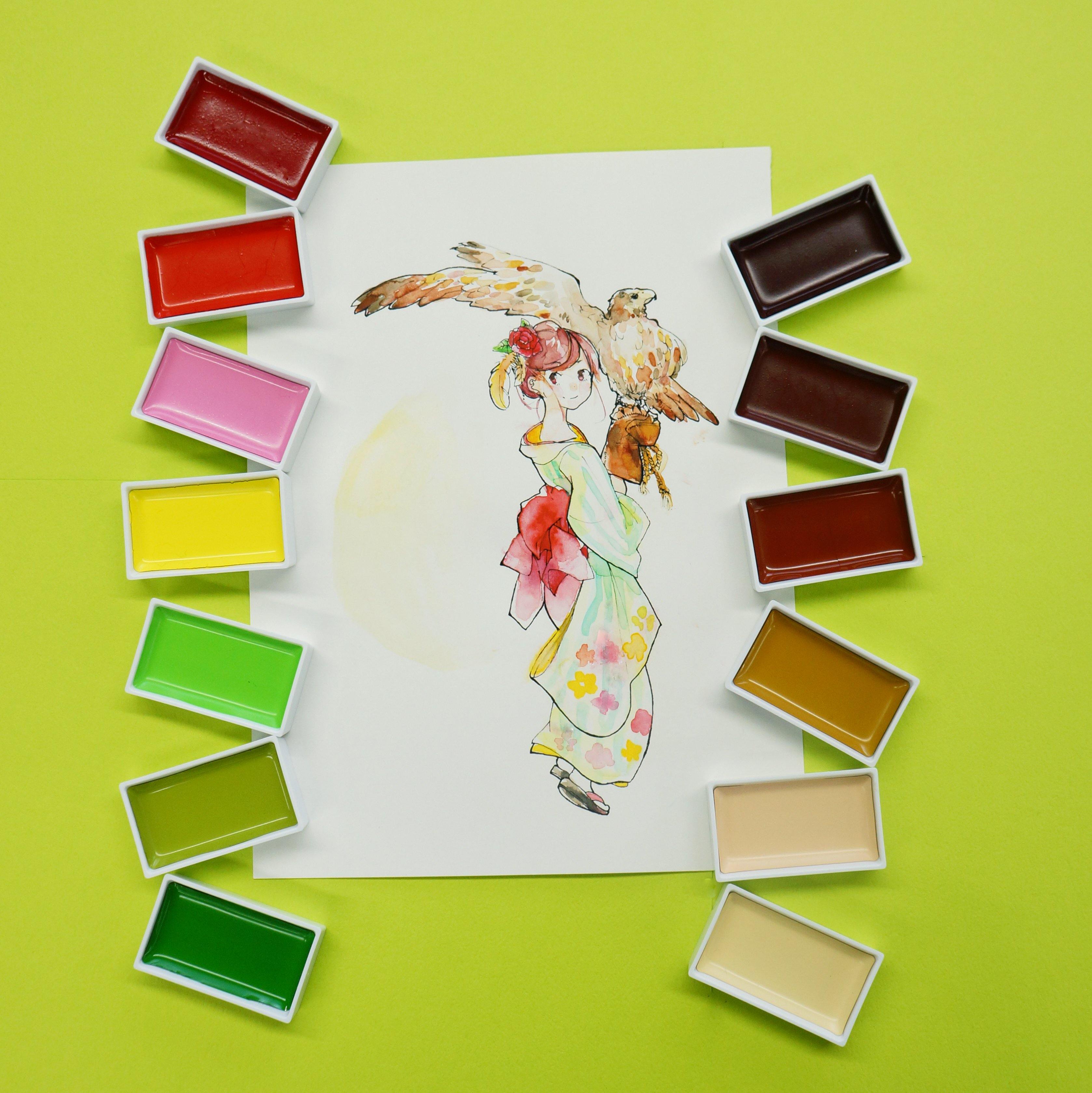 Kuretake Gansai Tambi Watercolour Individuals - Art Supplies Australia