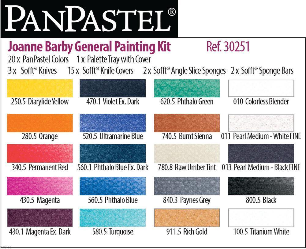 PanPastel Artist Curated Pastel - General Painting Kit with Joanne Barby(20 Colours) - Art Supplies Australia