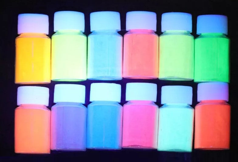 Luca Artist Resin Glowing Powder Pigments - Art Supplies Australia