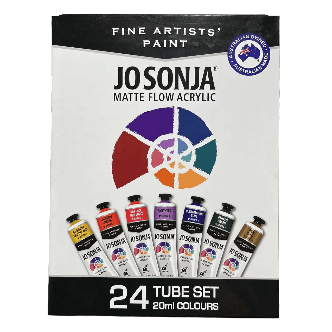 Jo Sonja's Fine Artists' Matte Flow Acrylic Paint Sets - Art Supplies Australia