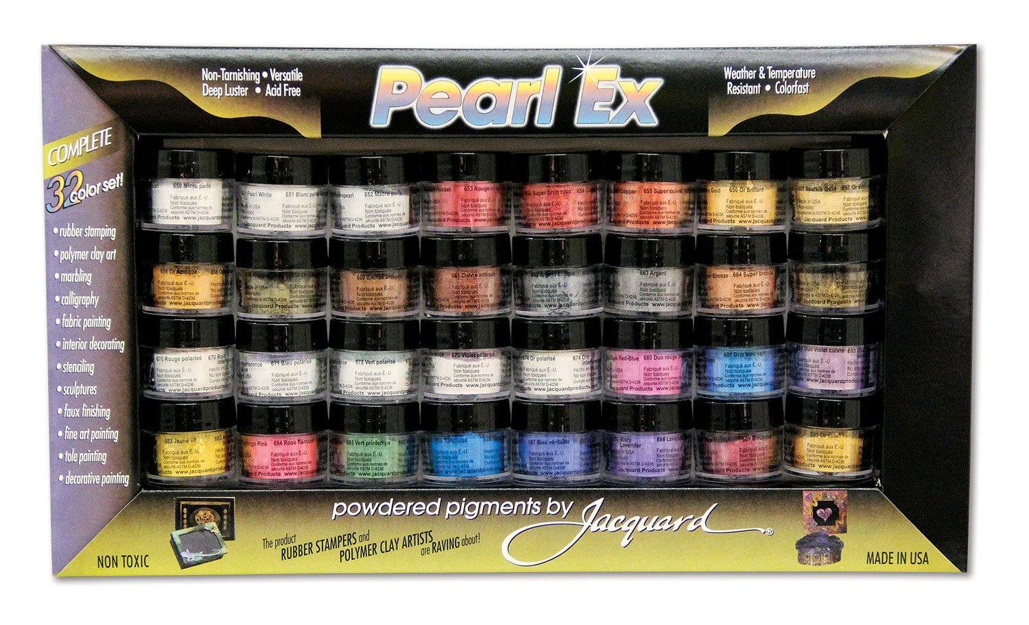 Jacquard Pearl-Ex Powdered Pigment Sets - Art Supplies Australia