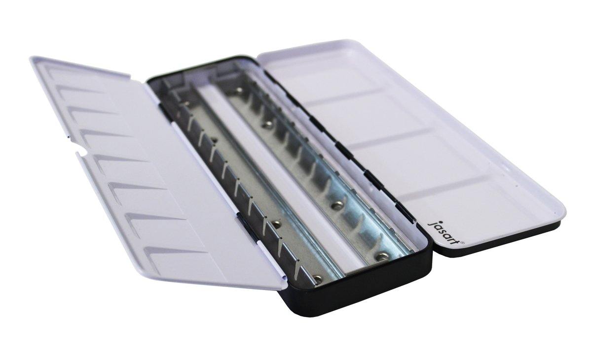 Jasart Voyager Watercolour Storage - Metal Palette Box - Art Supplies Australia