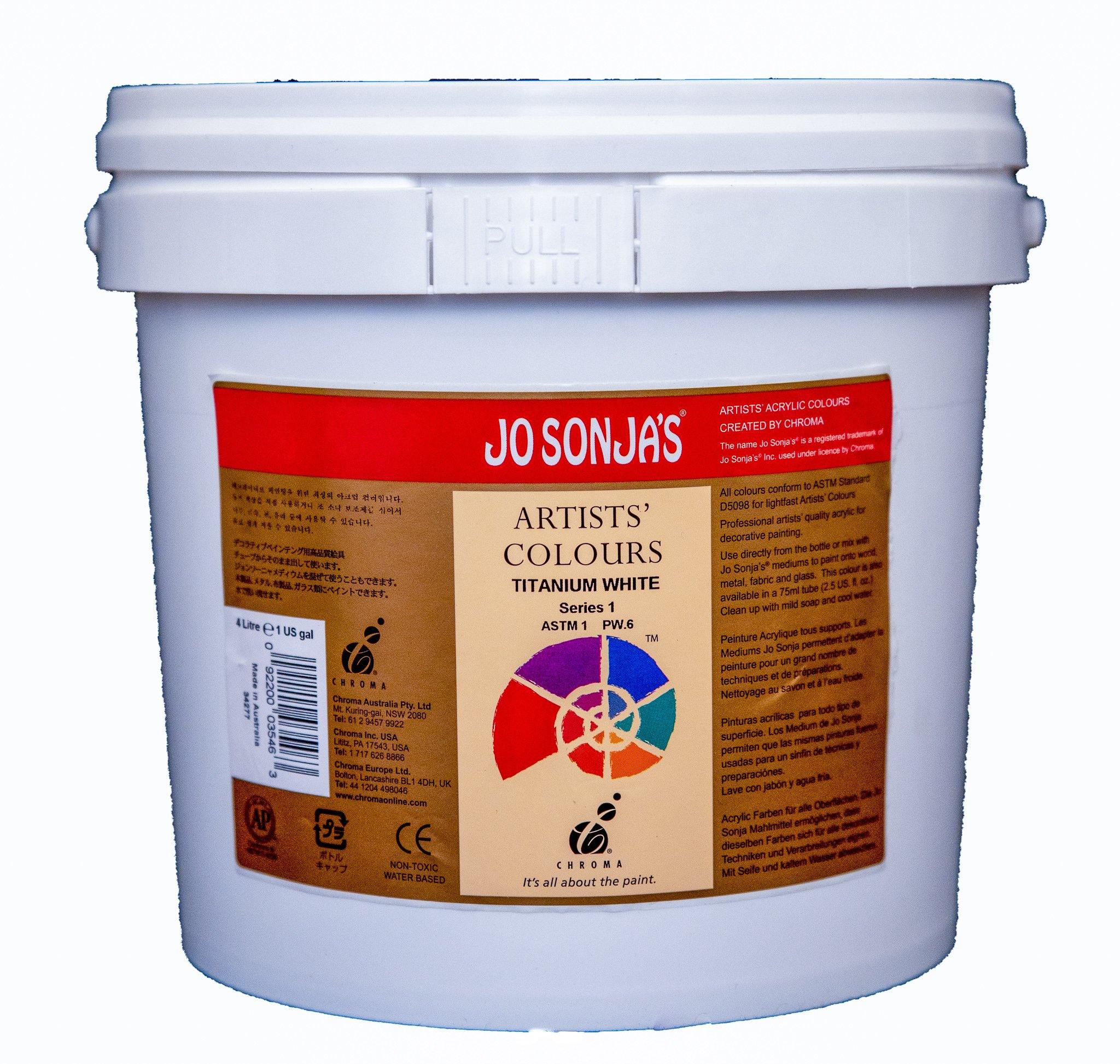 Jo Sonja's Fine Artists' Matte Flow Acrylic Paints 4Liter - Art Supplies Australia