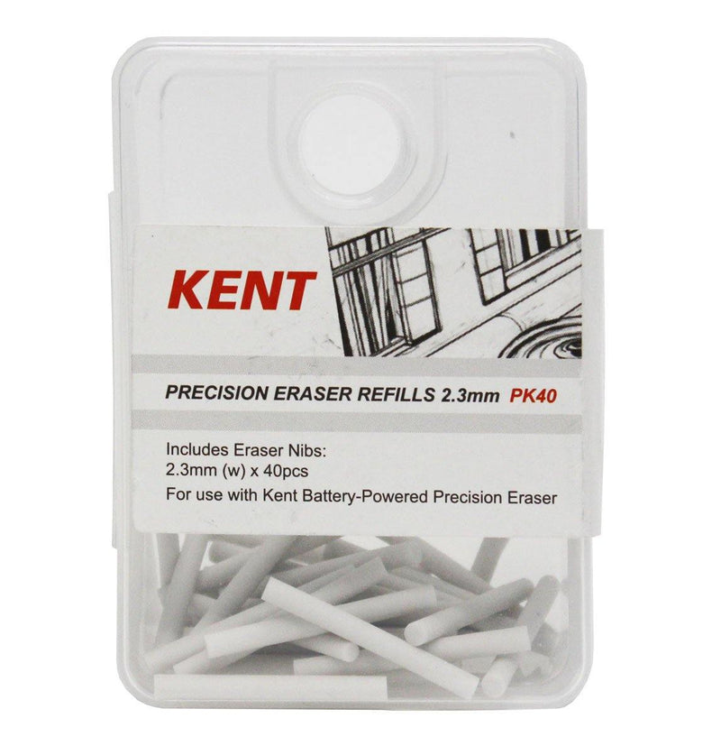 Kent Precision Battery Operated Eraser / Refills - Art Supplies Australia