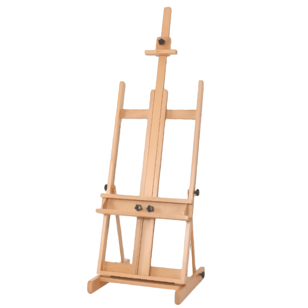 Luca Heavy Duty Easel- Beechwood Premium Quality-Hold canvas up to 220cm LDW01 - Art Supplies Australia