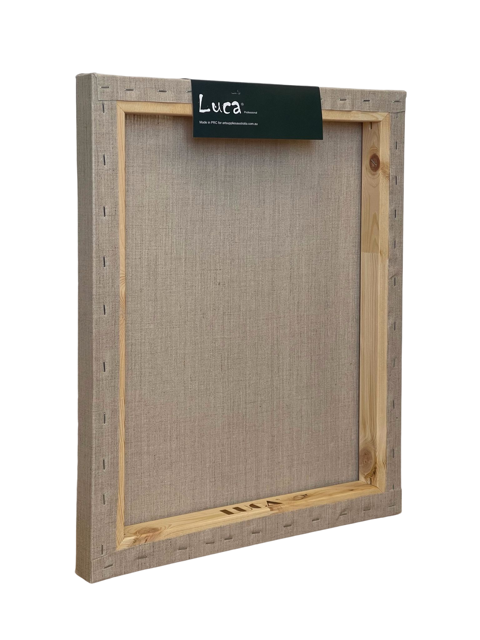 Luca Professional Stretched Linen - Transparent Primed (38mm Thick) - Art Supplies Australia