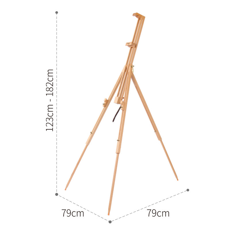 Luca Heavy Duty Tripod Easel - Premium Beech Wood LW07C - Art Supplies Australia