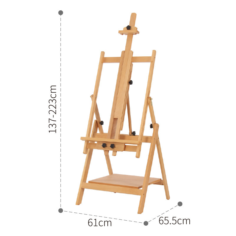 Luca Water Colour Studio Easel,Premium Beech Wood LW10B - Art Supplies Australia