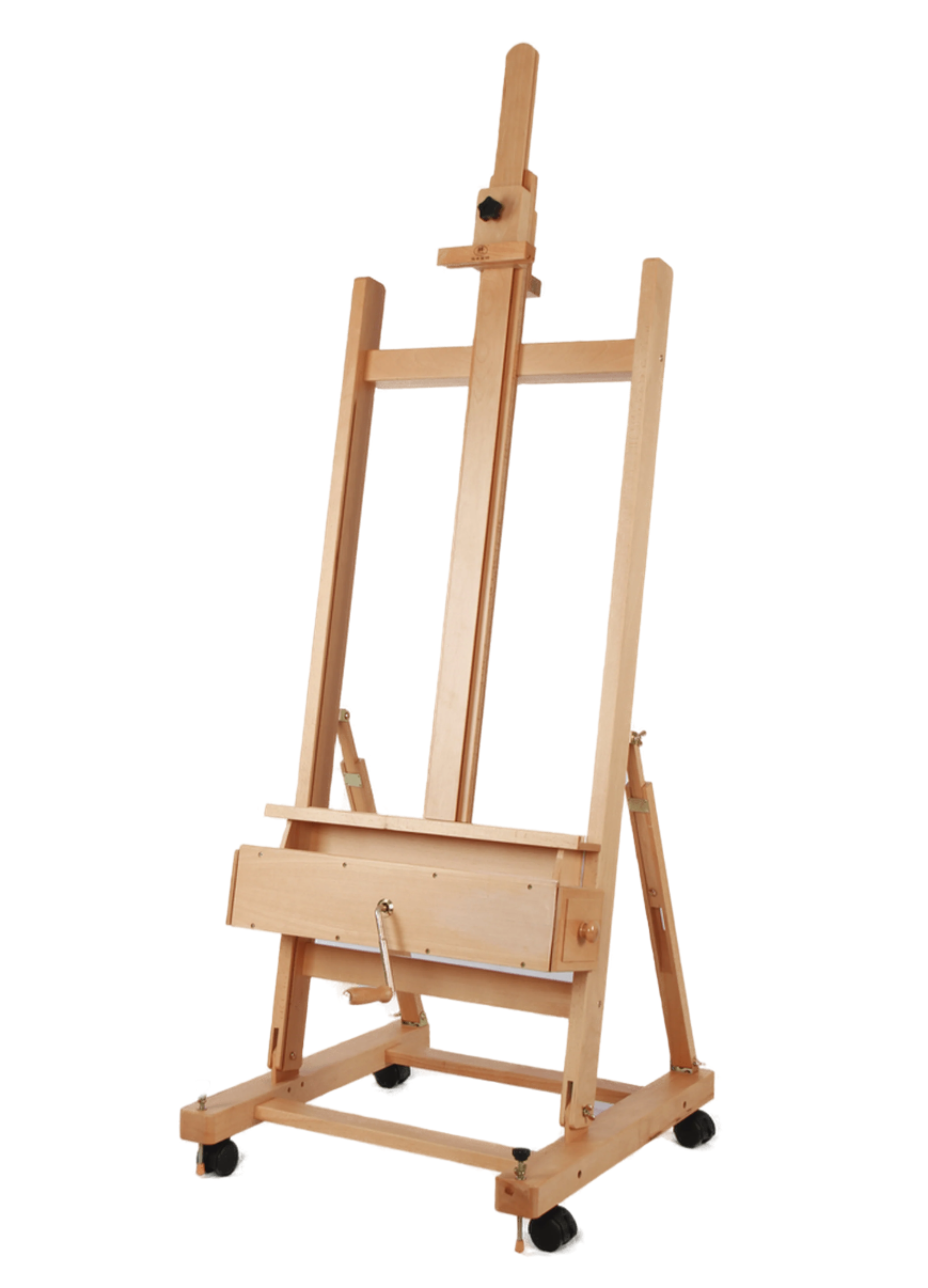 Luca Grand Studio Easel with Ratchet Control System, Holding canvas up to 207cm LW15 - Art Supplies Australia