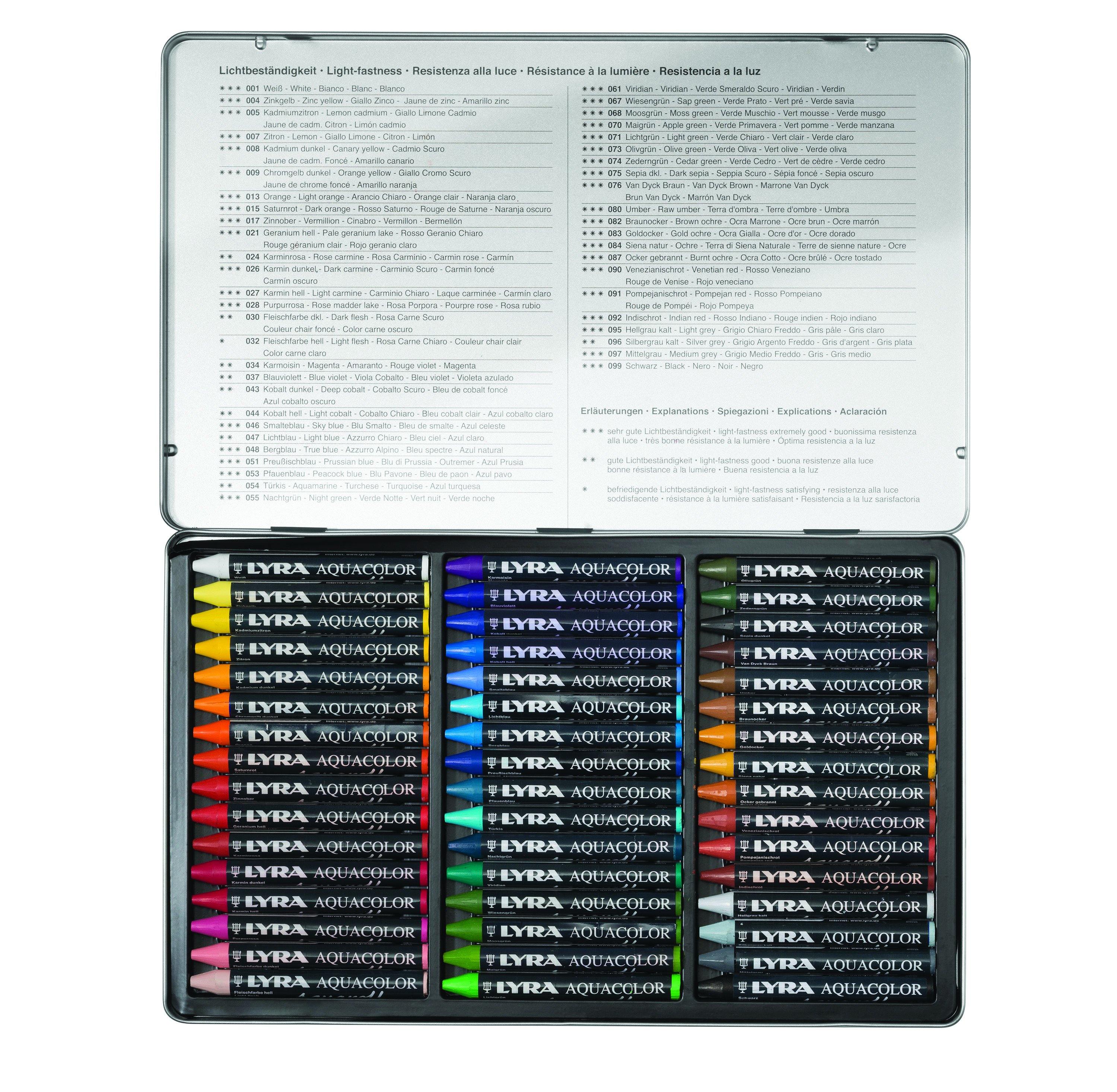 LYRA Aquacolor Water-Soluble Pastel/Crayons Sets - Art Supplies Australia