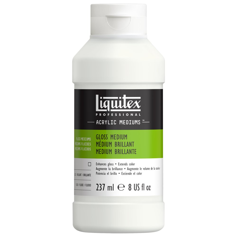 Liquitex Acrylic Fluid Medium - Professional Gloss Medium - Art Supplies Australia