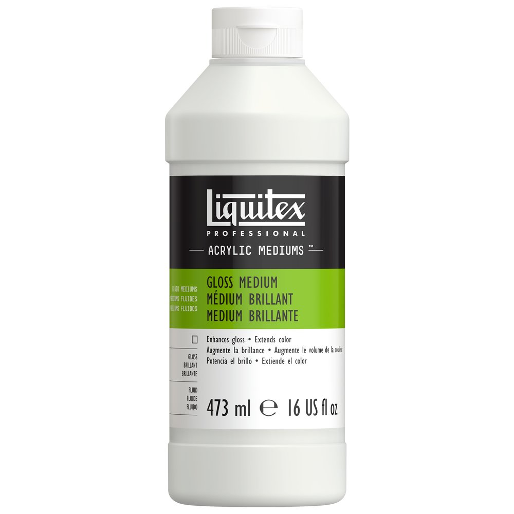 Liquitex Acrylic Fluid Medium - Professional Gloss Medium - Art Supplies Australia